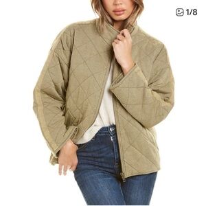 Bagatelle Women's Green Quilted Puffer Jacket - sz S